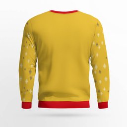 South Park Merry Christmas Asshole Ugly Christmas Sweater Gold Metallic
