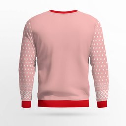Drink Up Bitches Ugly Christmas Sweater Powder Pink