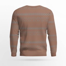 Selfie Santa Ass Ugly Christmas Sweater Mocha Mousse