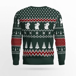 Division 2 Winter Project Ugly Green Sweater