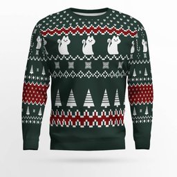 Division 2 Winter Project Ugly Green Sweater