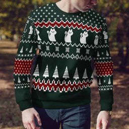 Division 2 Winter Project Ugly Green Sweater
