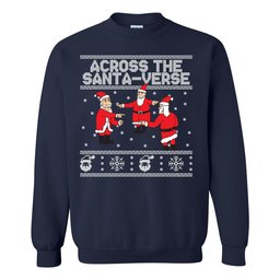 Across The Santa-Verse Ugly Sweater