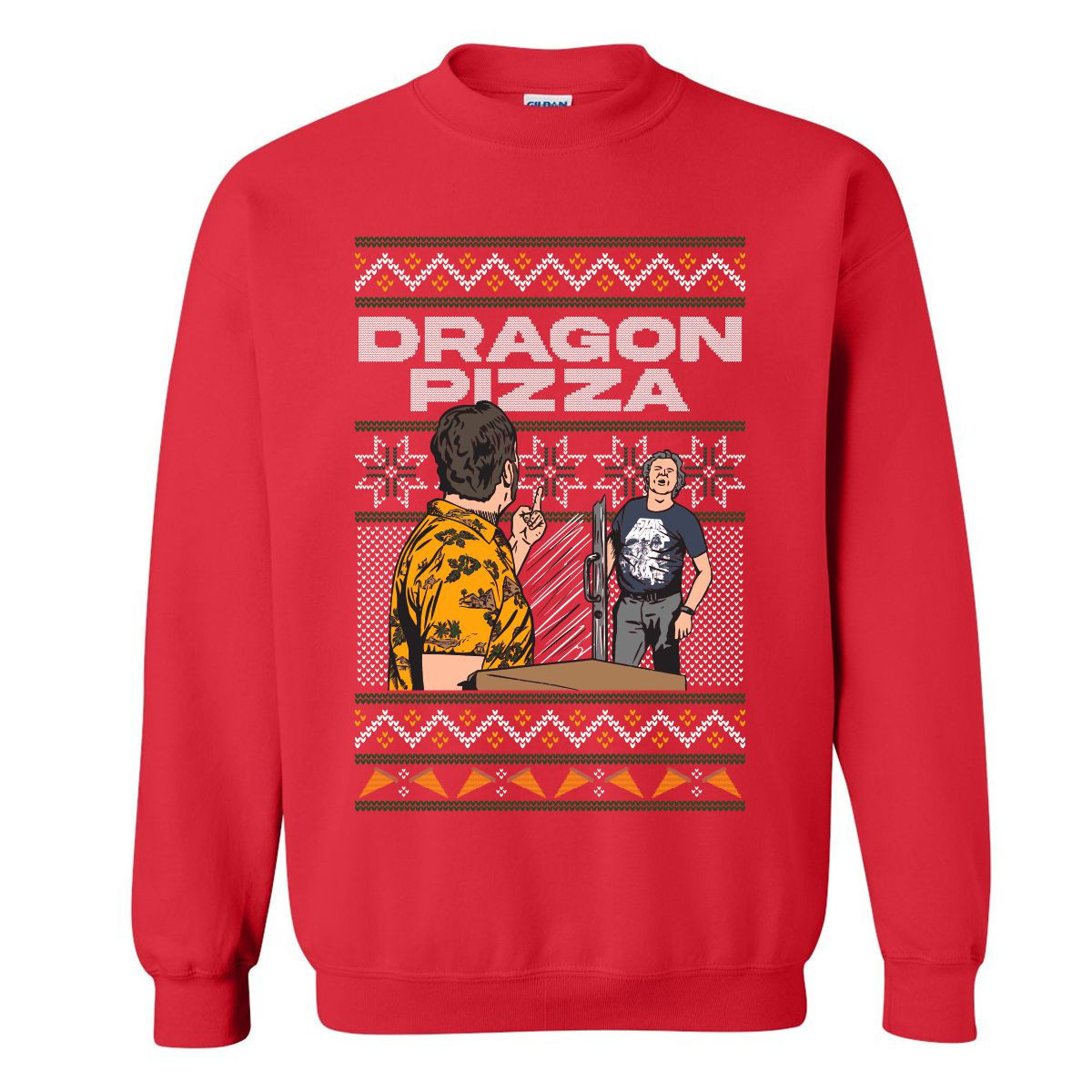 Dragon Pizza Ugly Sweater