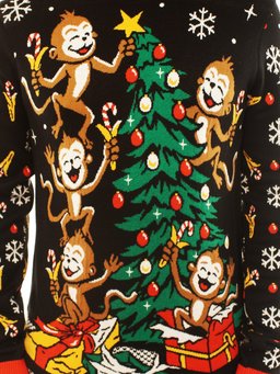 Spider Monkeys Ugly Christmas Sweater