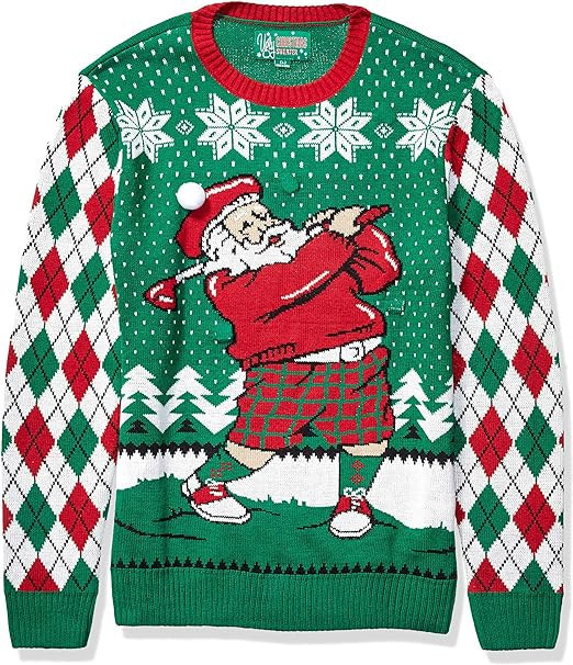 Light-up Santa Golfer