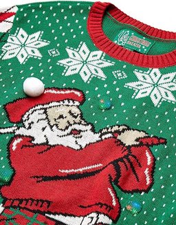Light-up Santa Golfer