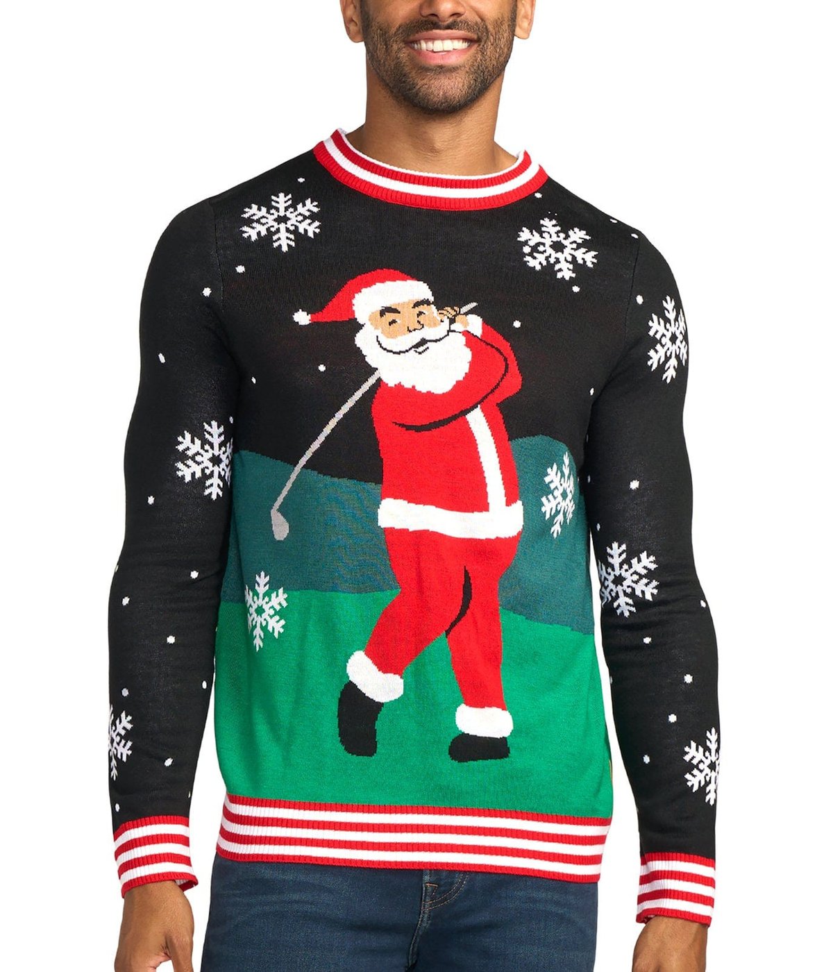 Golfing Santa