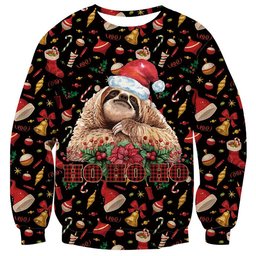 Sloth Ho Ho Ho Xmas