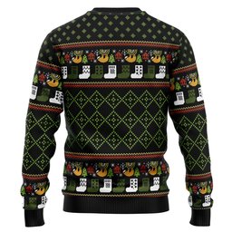 Ugly Cat Pizza Christmas Sweater Jumper