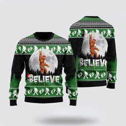 Bigfoot Believe Christmas