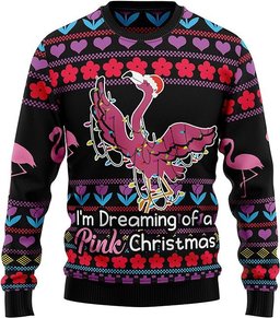 Flamingo I'm Dreaming of a Pink Christmas