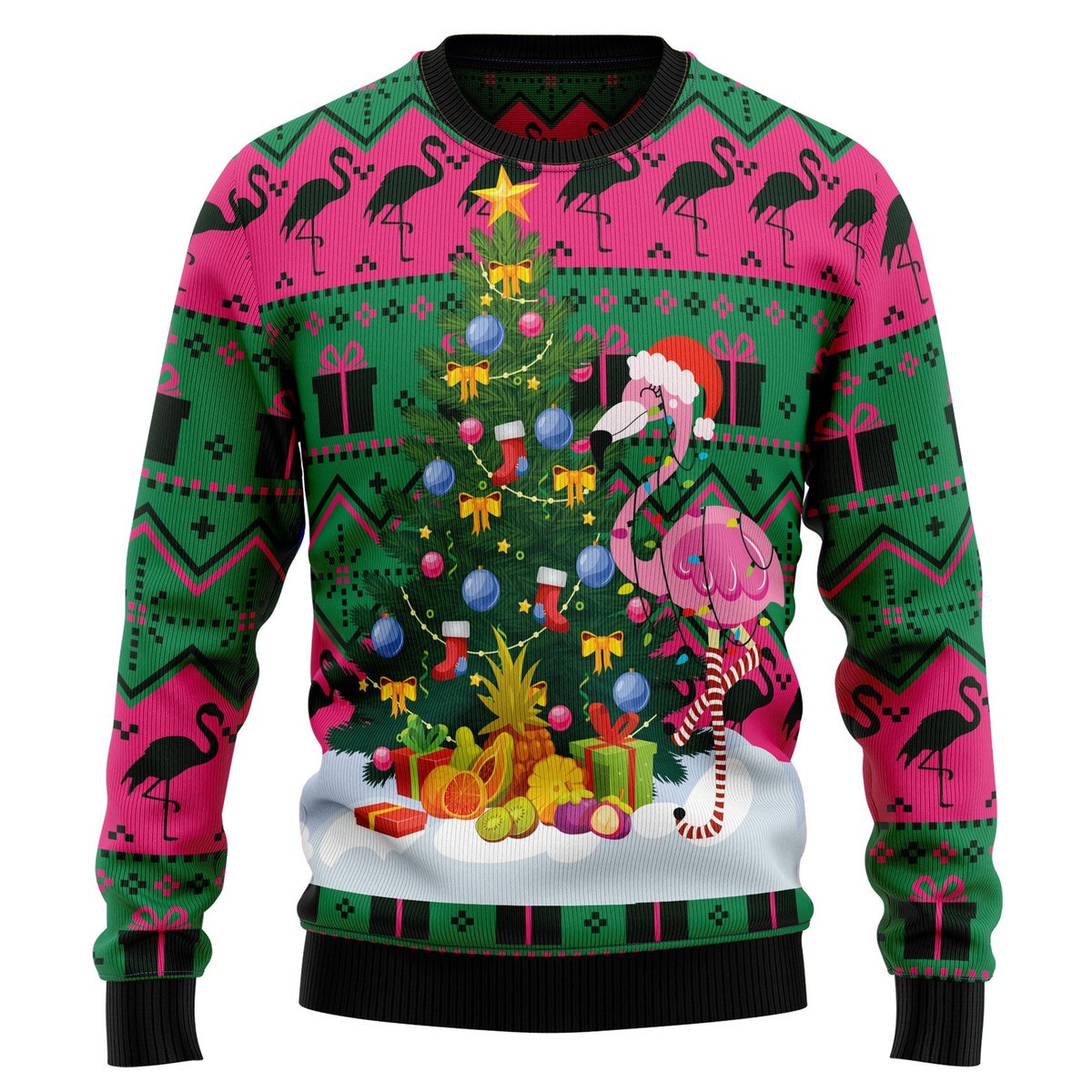 Flamingo Christmas Tree