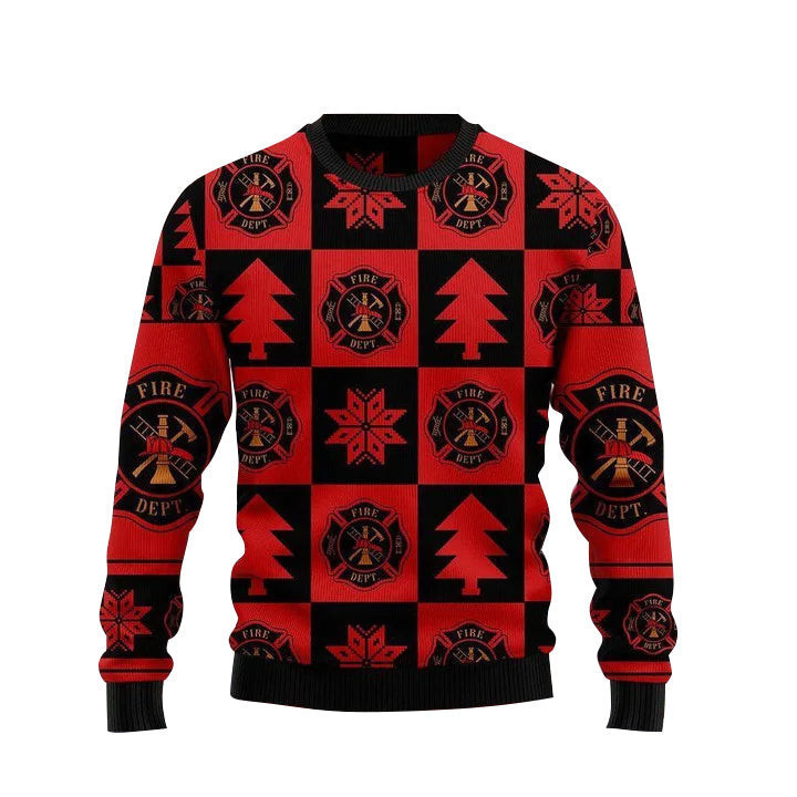 Firefighter Black Red