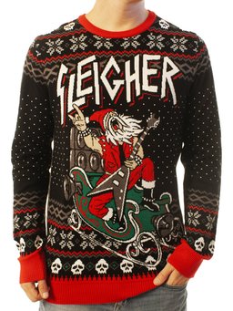 Santa Claus Sleigher Black