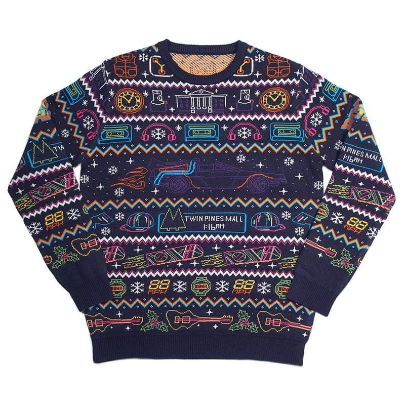 Official Back To The Future Christmas Jumper