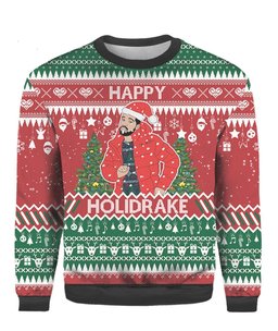 Rapper Drake Happy HoliDrake