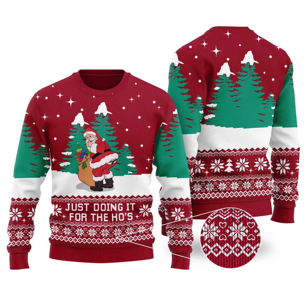 Funny Santa Butt Just Doing It For The Ho's