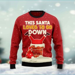 This Santa Loves To Go Down