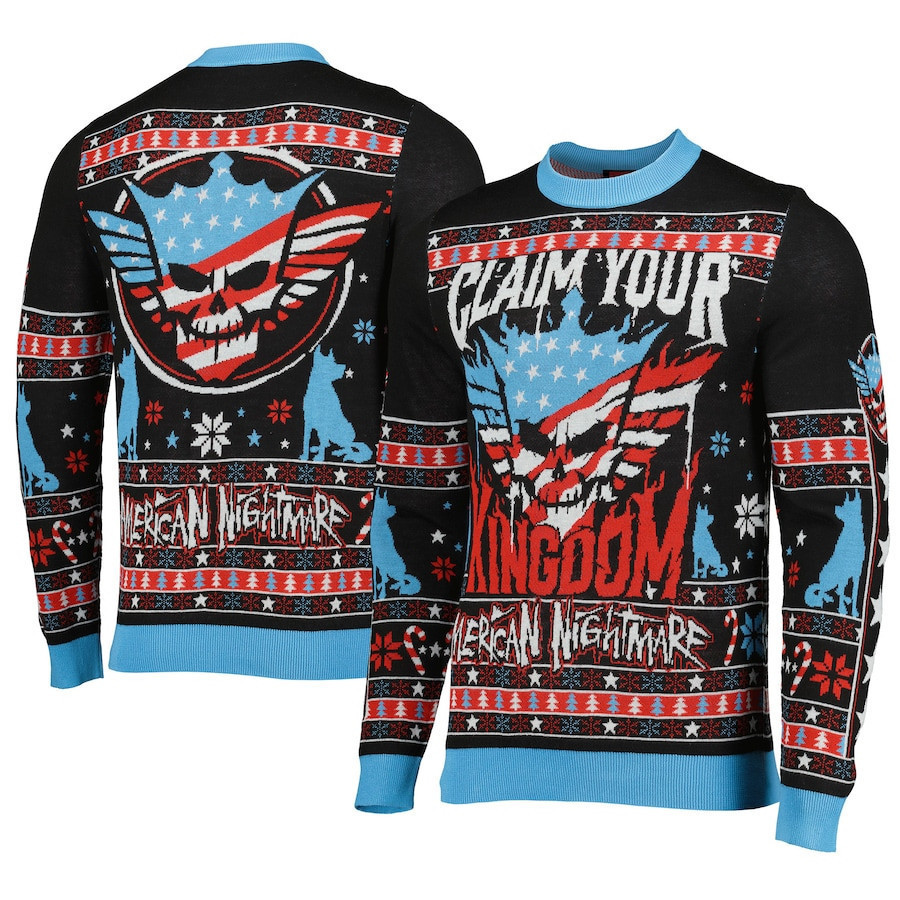 Cody Rhodes Claim Your Kingdom Ugly Holiday Sweater