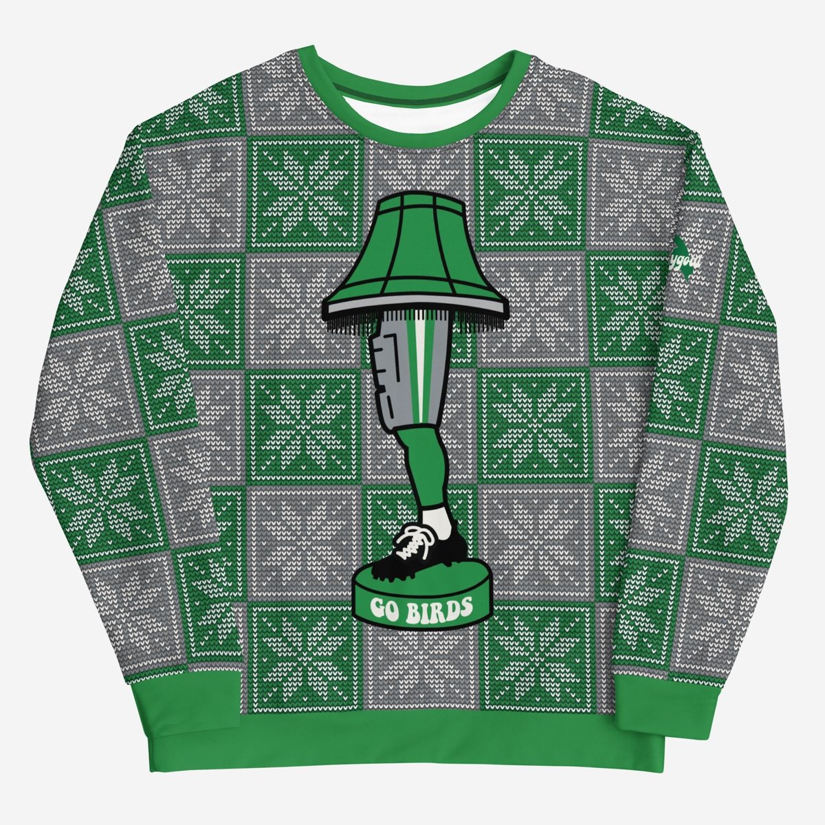 Birds Leg Lamp Go Birds Ugly Sweater Christmas Philadelphia Eagles