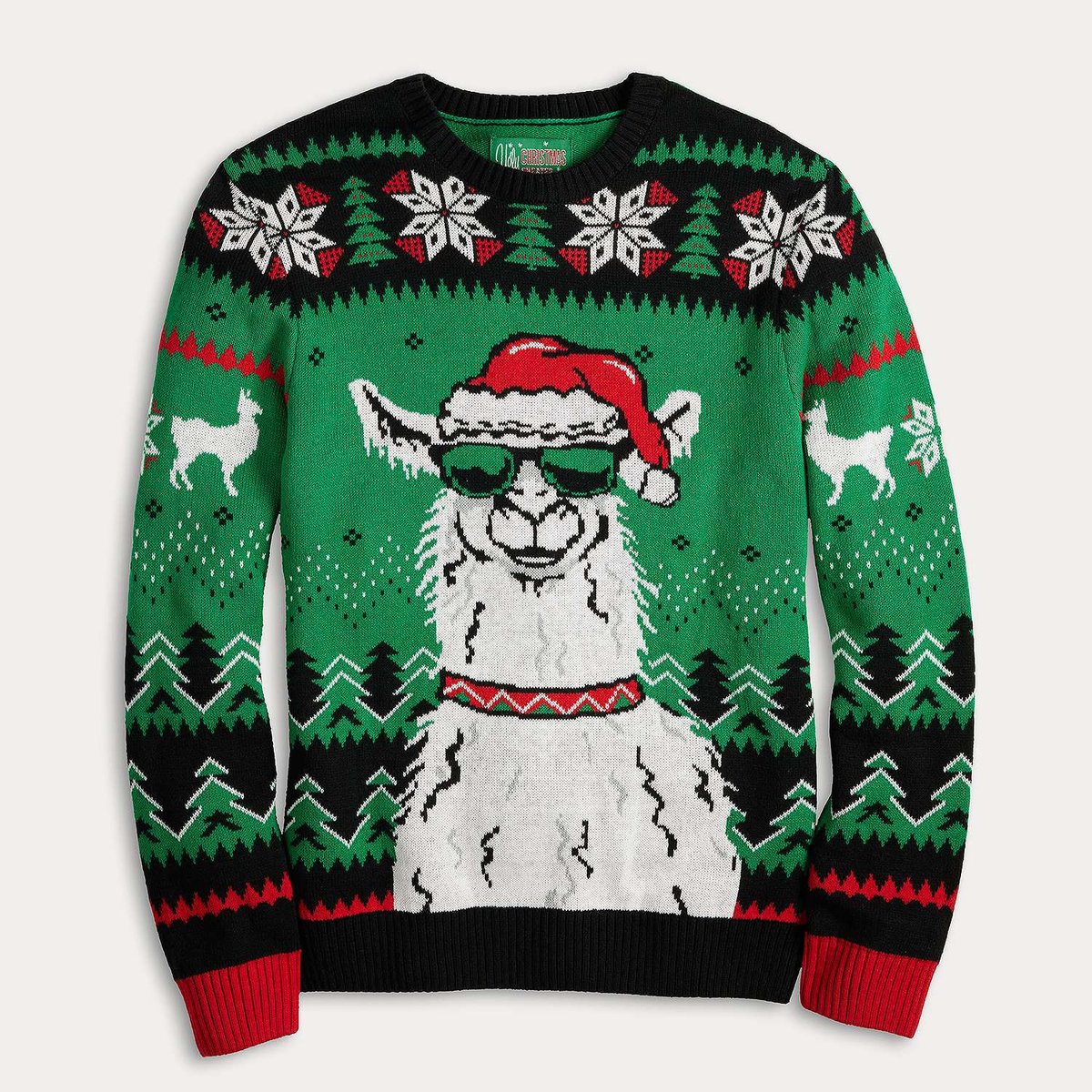 Santa Llama Holiday