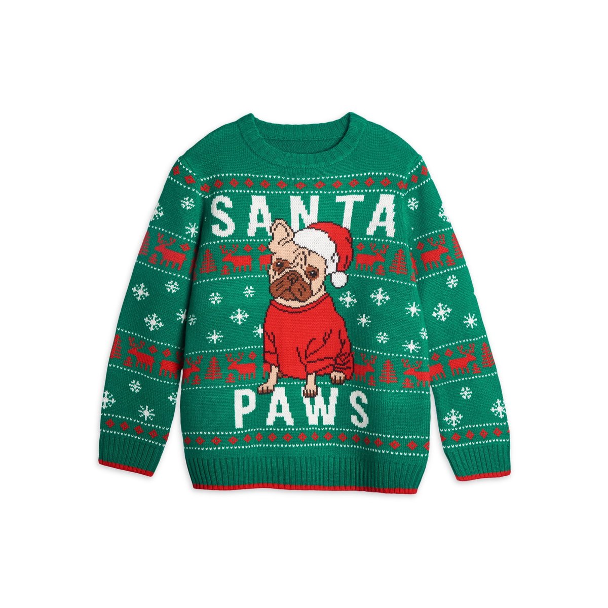 Holiday Time Santa Paws Bulldog