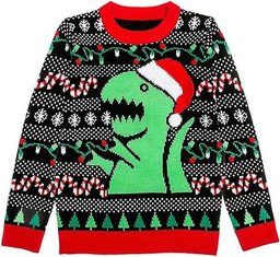 Trex Ugly Christmas Sweater Dino Lovers