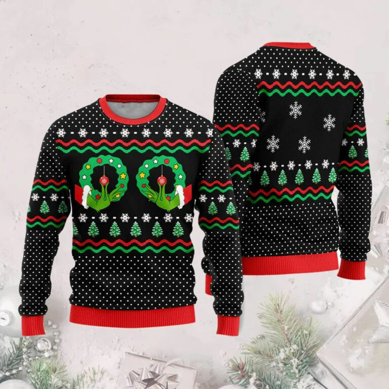 A Friend Is Like A Good Bra Funny Ugly Christmas Sweater - Skullridding