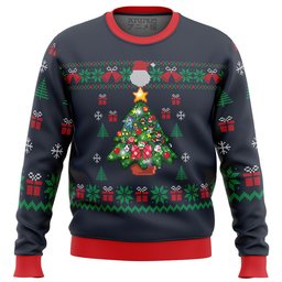 Nintendo Tree Ugly Christmas Sweater - Skullridding