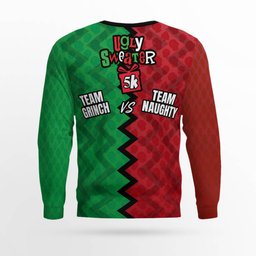 Jingle Bell Rock Your RUN Syracuse 5K 2024 Ugly Sweater - Skullridding