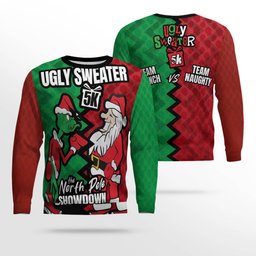 Jingle Bell Rock Your RUN Syracuse 5K 2024 Ugly Sweater - Skullridding