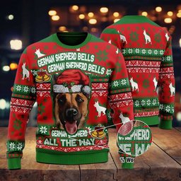 German Bells Merry Christmas Ugly Christmas Sweater - Skullridding