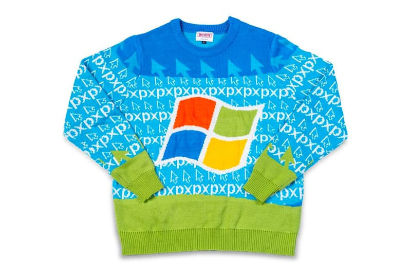Vintage Microsoft Windows XP Ugly Christmas Sweater - Skullridding