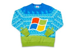 Vintage Microsoft Windows XP Ugly Christmas Sweater - Skullridding