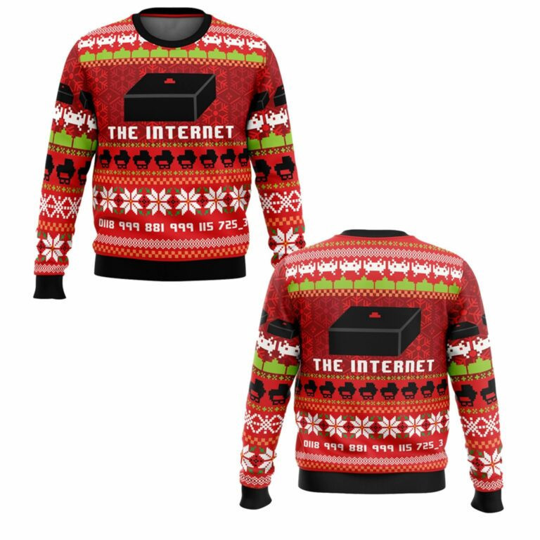 Great Reception The Internet Ugly Christmas Sweater - Skullridding