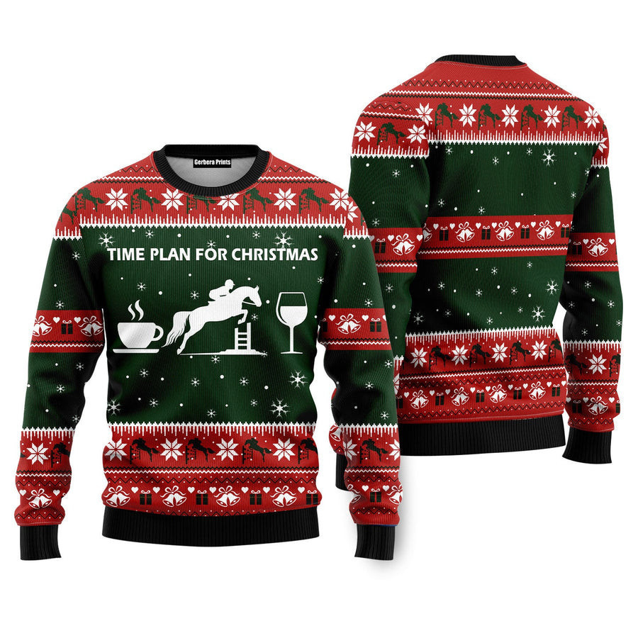 Time Plan For Ugly Christmas Sweater - Skullridding