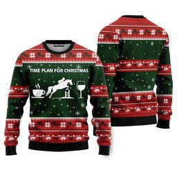 Time Plan For Ugly Christmas Sweater - Skullridding