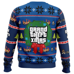 Grand Theft Xmas Ugly Christmas Sweater - Skullridding