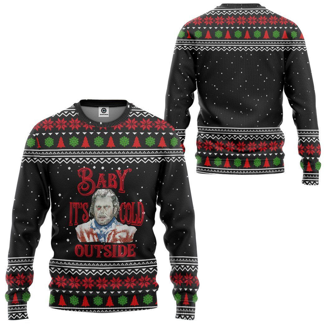 The Shining Baby It’s Cold Outside Ugly Christmas Sweater - Skullridding