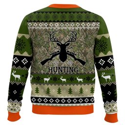 Don't Mess With a Hunter Ugly Sweater - Skullridding