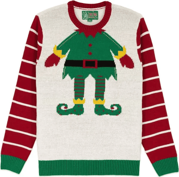 Elf Yourself Ugly Christmas Sweater - Skullridding