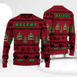 Ugly Sweater Malawi Merri Christmas Ugly Christmas Sweater - Skullridding