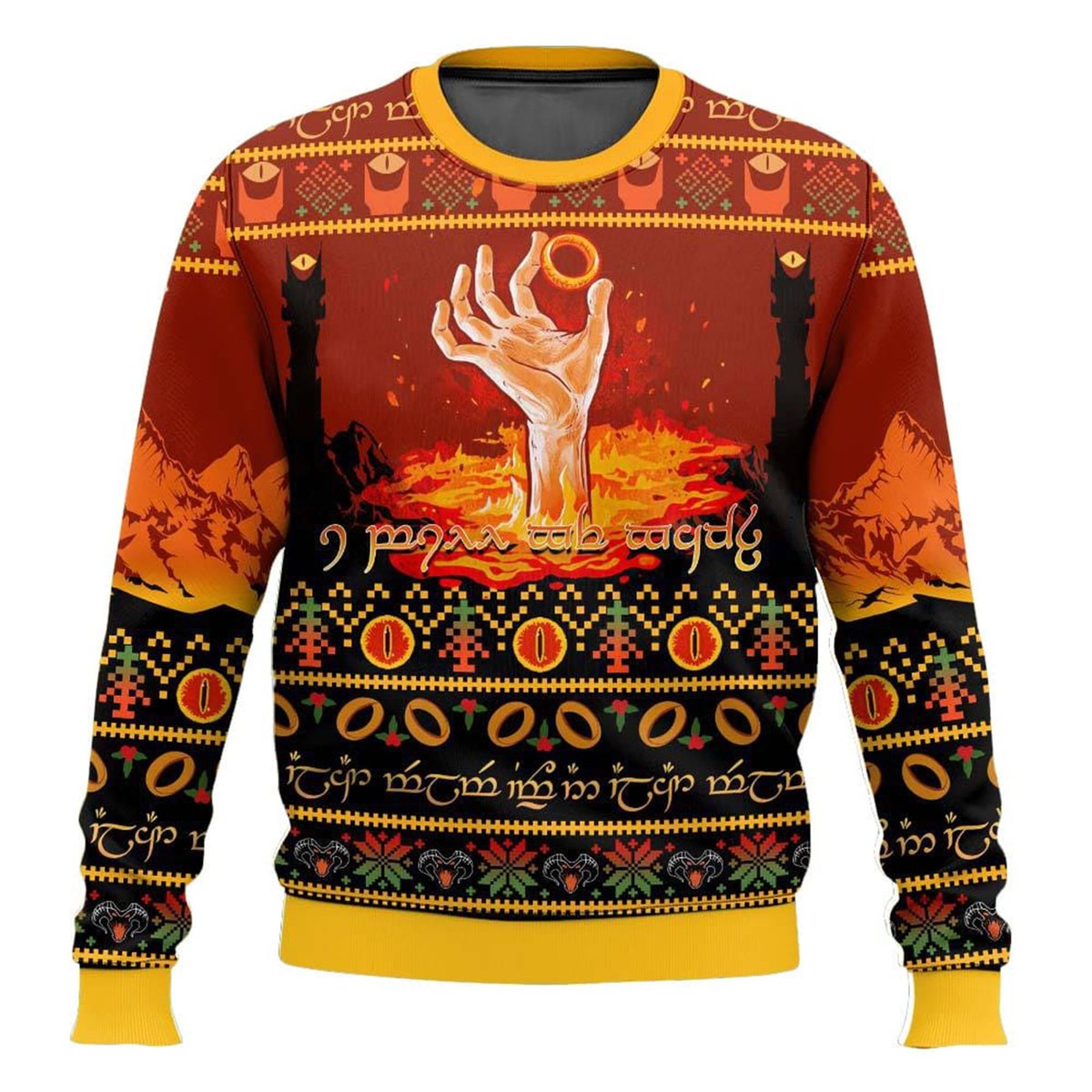 I'll be back Lord of the ring Ugly Sweater - Skullridding