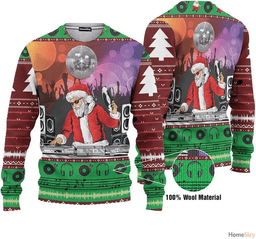 Cosplay DJ Santa Ugly Sweater - Skullridding