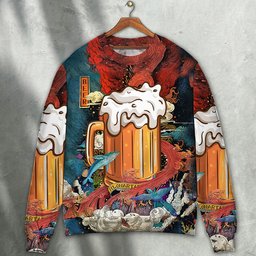 Beer Favorite Amazing Style Ugly Christmas Sweaters - Skullridding