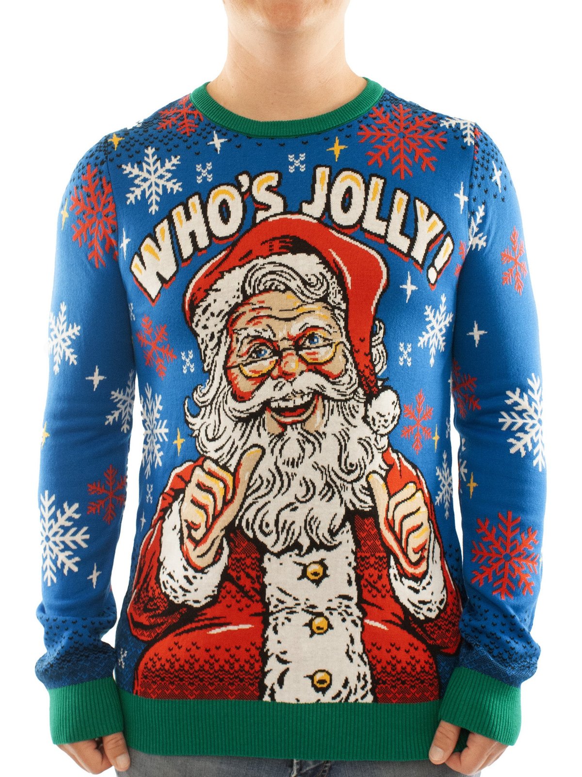 Who's Jolly? Ugly Christmas Sweater - Skullridding