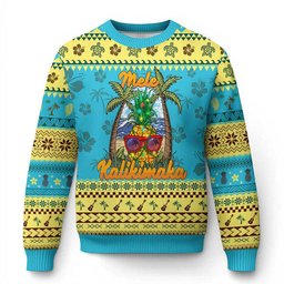 Hawaii Santa Claus Mele Kalikimaka Ugly Christmas Sweater