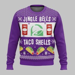 Jingle Bells Taco Shells Ugly Christmas Sweater