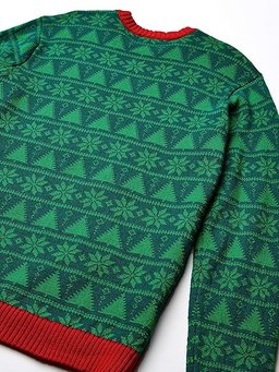 Santa and Jesus Sledders Ugly Christmas Sweater
